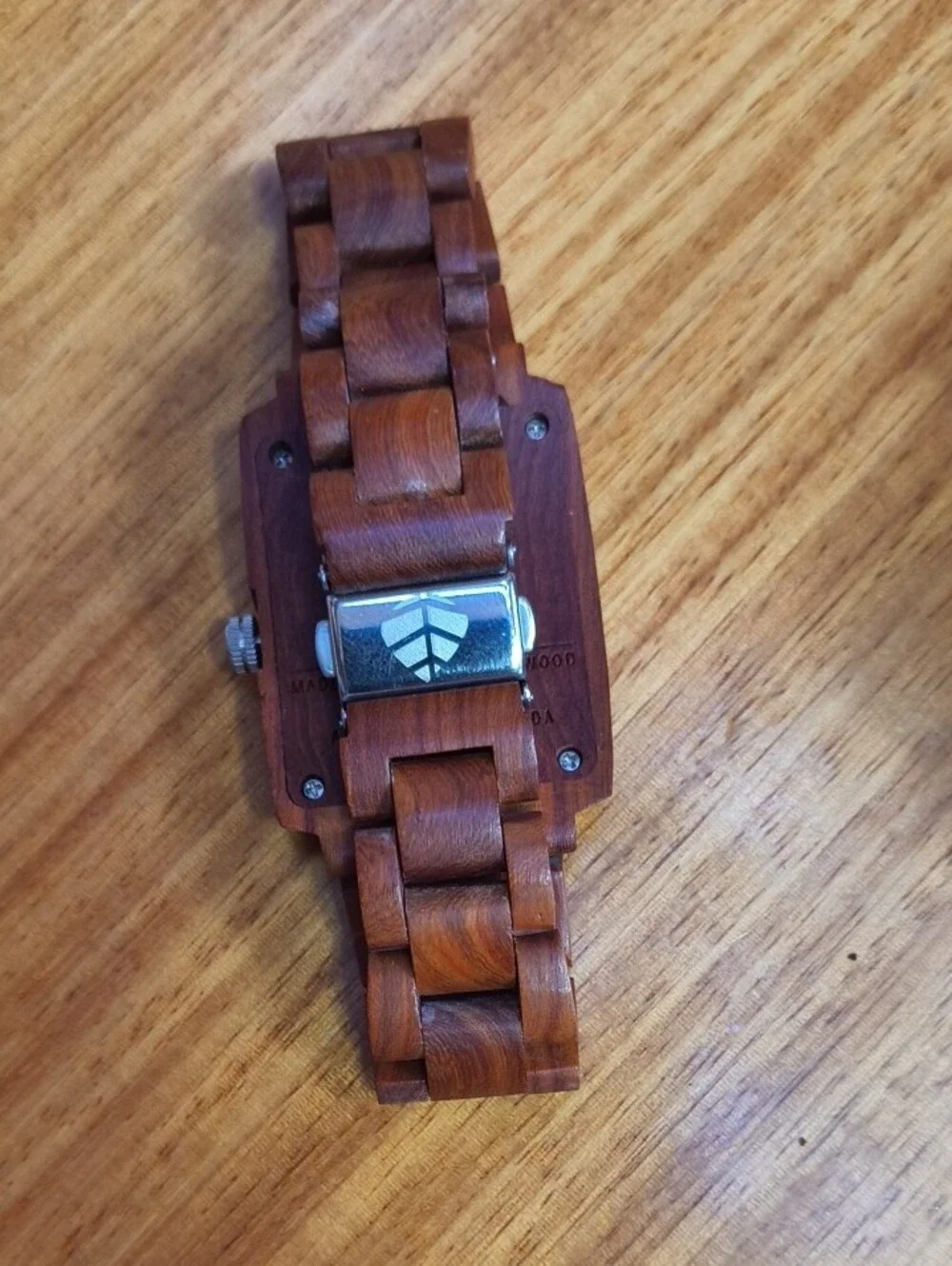 Martin MacArthur Hawaii Tank Style Koa Wood Watch